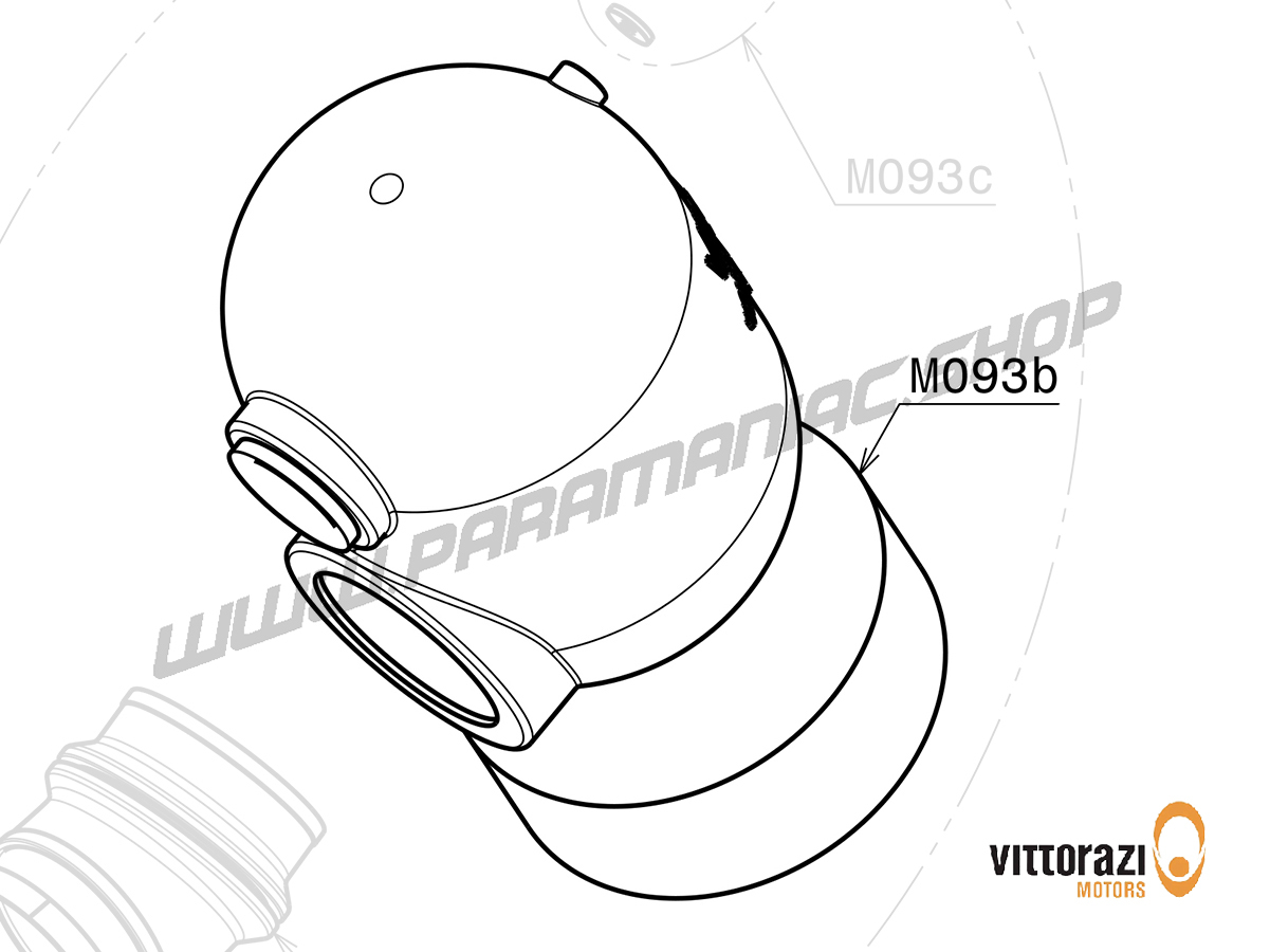 Vittorazi Moster 185 MY25 - M093b - Luft-Box Schwamm