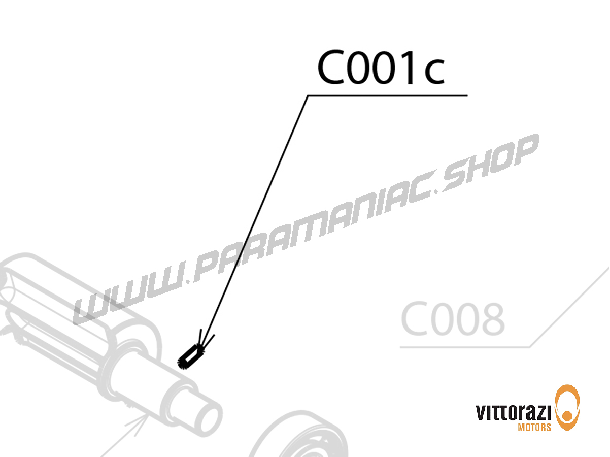 Vittorazi Cosmos 300 MY25 - C001c - Stift 3 x 10 mm  (Set von 5)