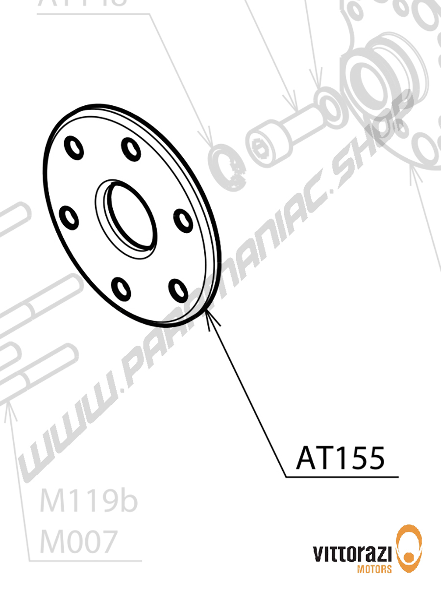 Vittorazi Atom 80 MY25 - AT155 - Flansch Propeller, orange