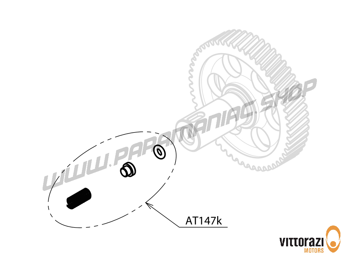 Vittorazi Atom 80 - AT147k - Öl breath Ventil Set