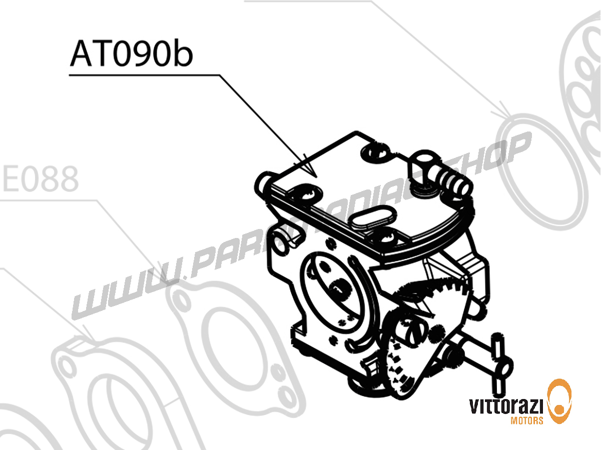Vittorazi Atom 80 MY25 - AT090b - Vergaser Walbro WB für Atom80 MY25