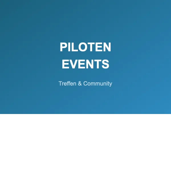 Piloten Events & Treffen