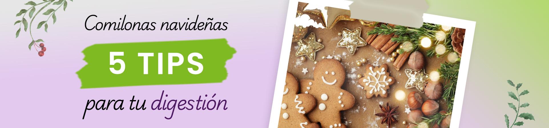 5 tips para cuidar tu digestión en estas fiestas