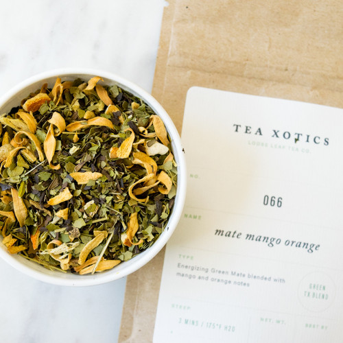 066 Mate Mango Orange Green Tea Tea Xotics