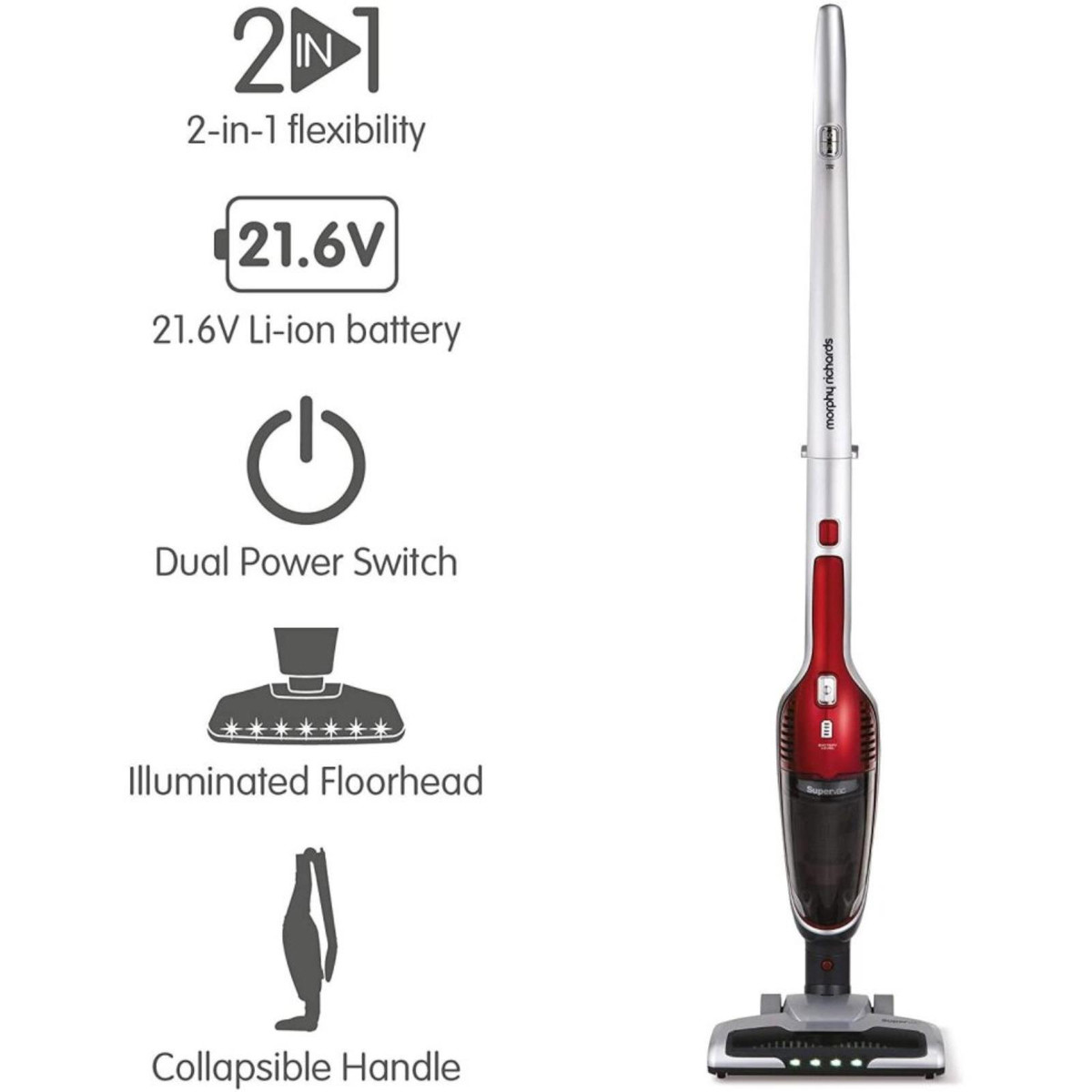 Power Adapter Morphy Richards Cordless Supervac Charger MORPHY