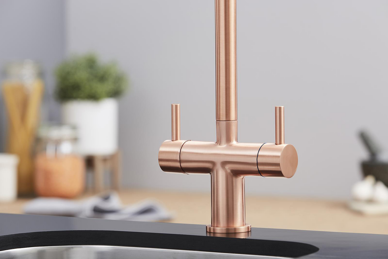 copper kitchen sink taps uk