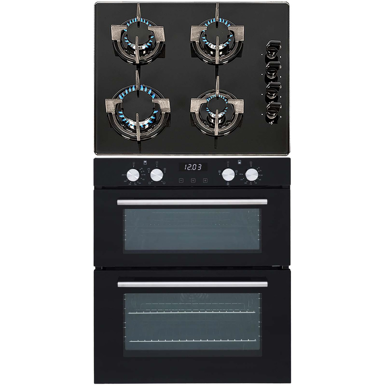 built in electric fan oven and hob