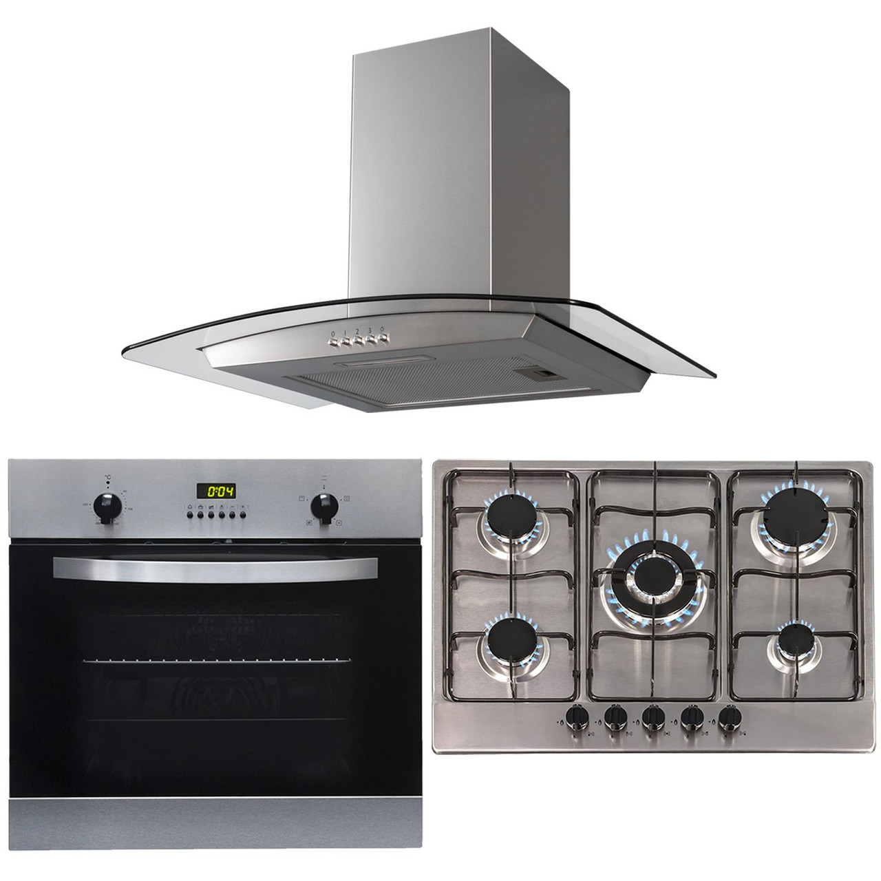 stainless steel single electric oven