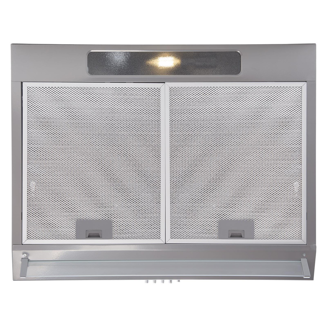 SIA VSR60SI 60cm Silver Slimline Visor Cooker Hood Extractor Fan & 3m ...