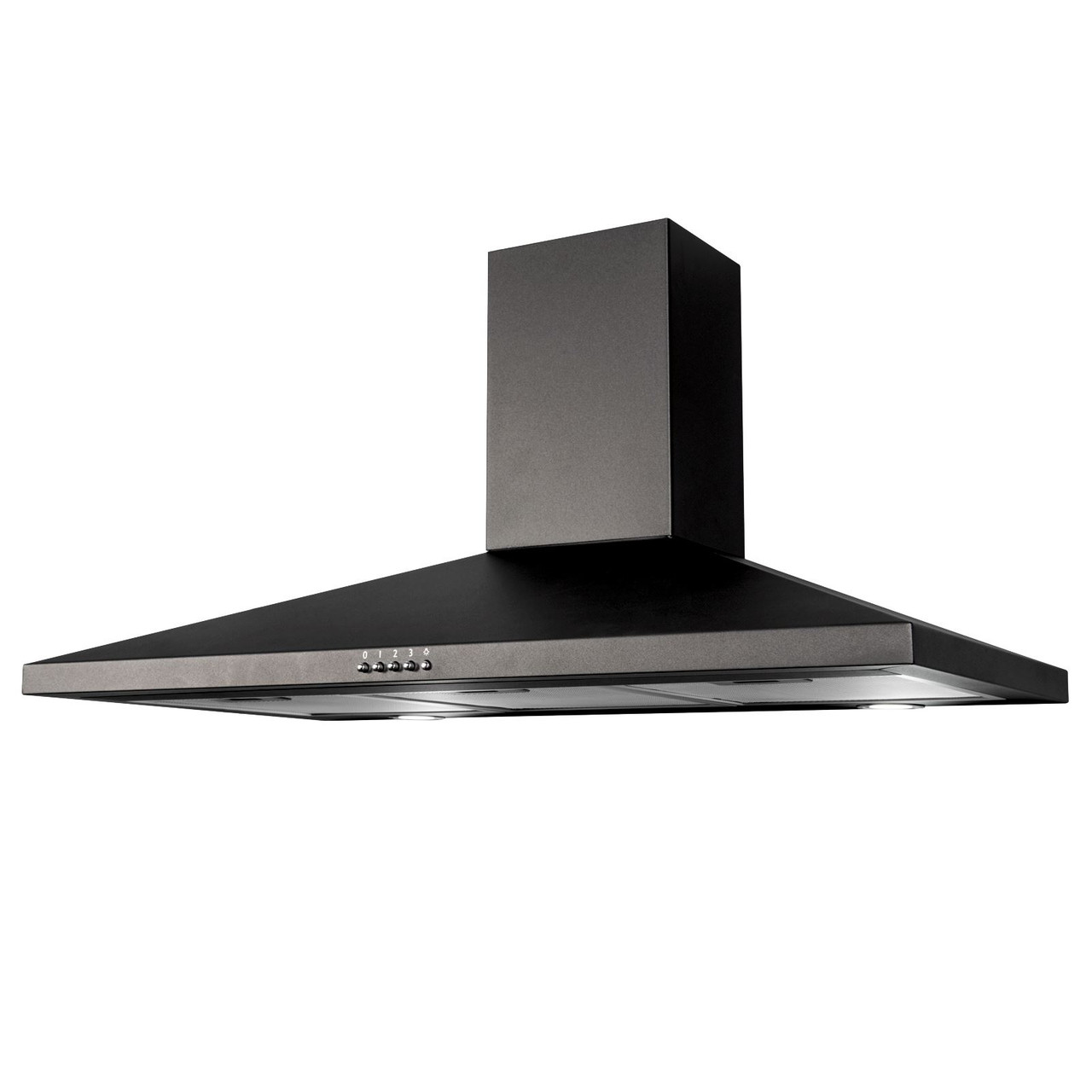 Sia Chl90bl 90cm Black Pyramid Chimney Cooker Hood Kitchen