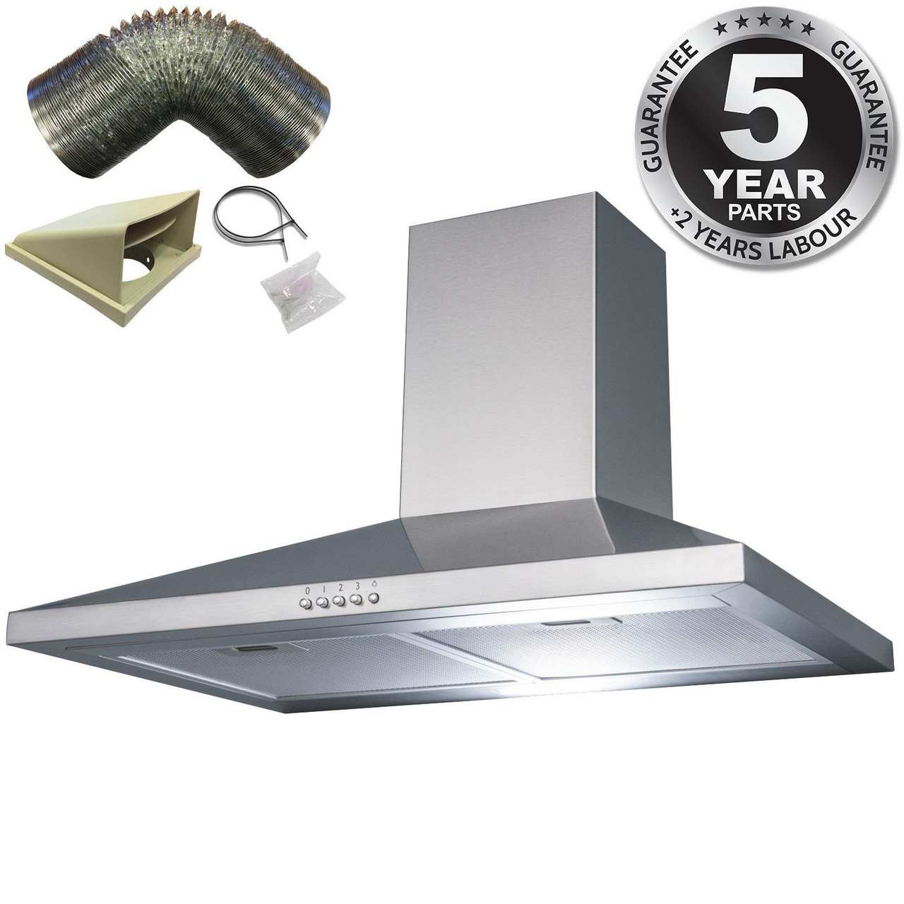 Stainless steel chimney cooker shop hood