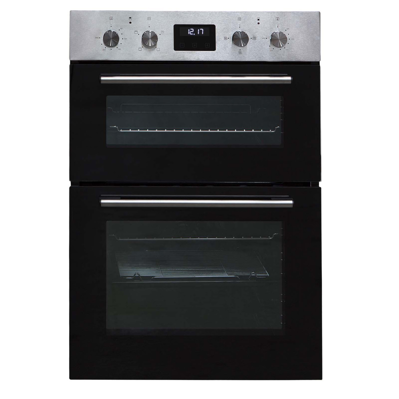 SIA 60cm Stainless Steel Builtin Double Fan Oven & 70cm 5 Burner Gas Hobs