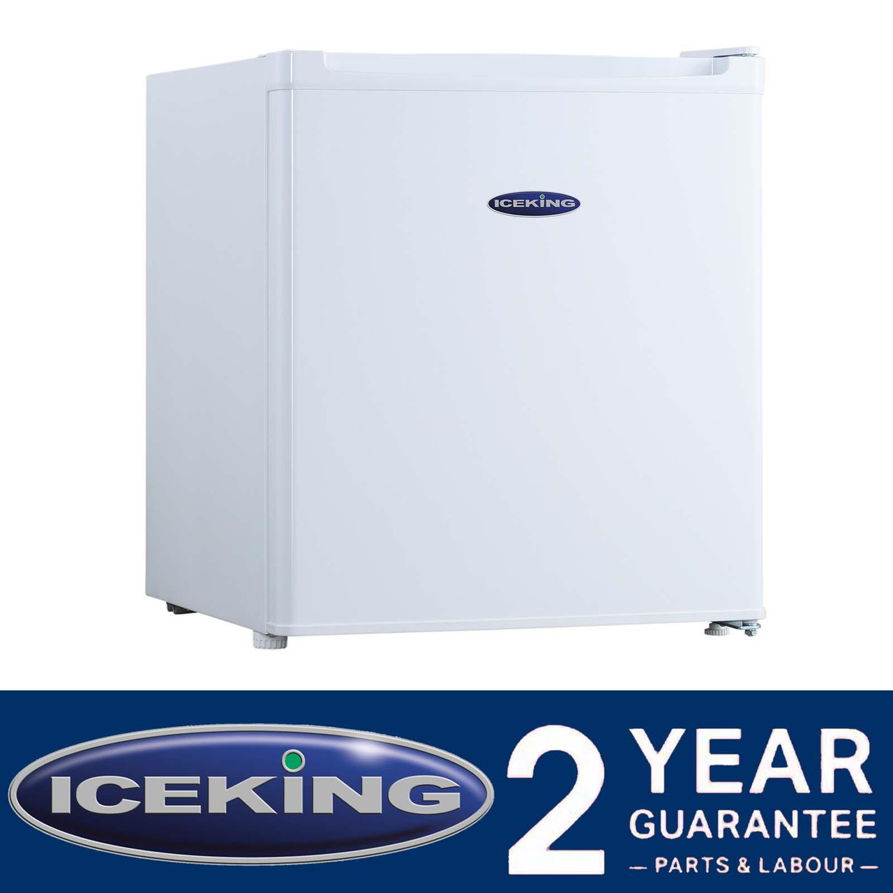 IceKing TT46W.E 41 Litre White Counter Table Top Mini Fridge With Ice Box