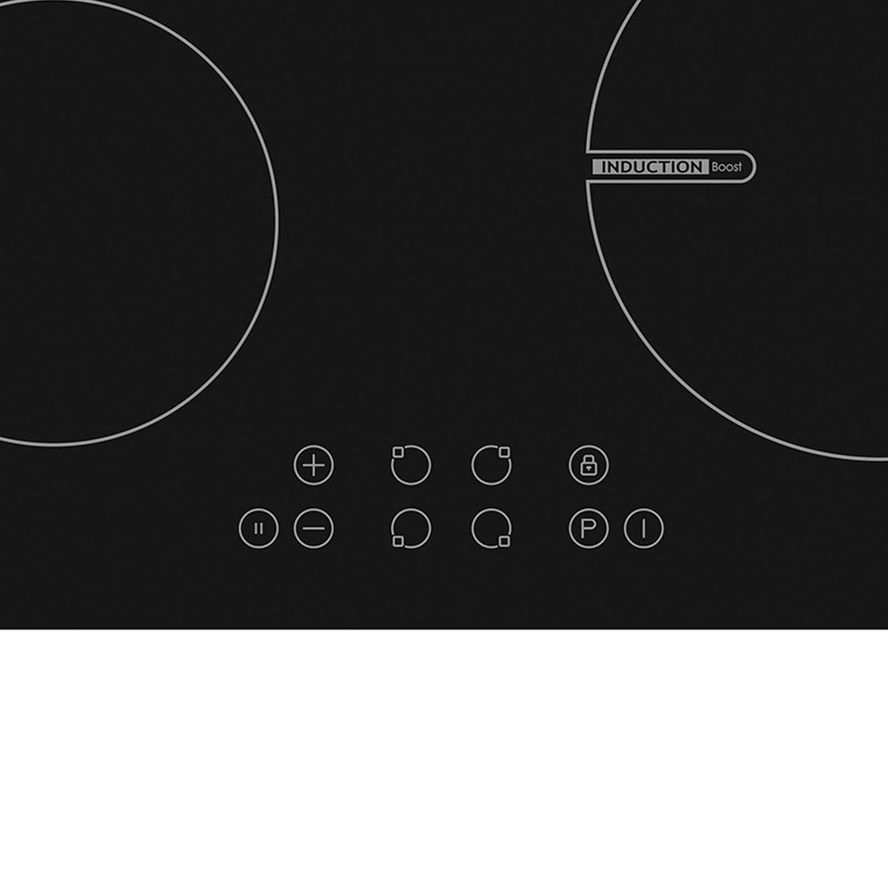 White Knight 60cm Induction Hob, 4 Zone With Boost & Child Lock