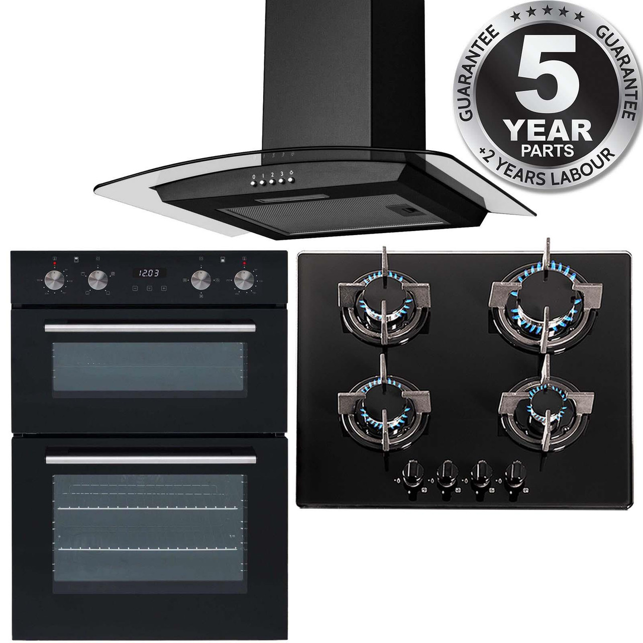 glass hob stove
