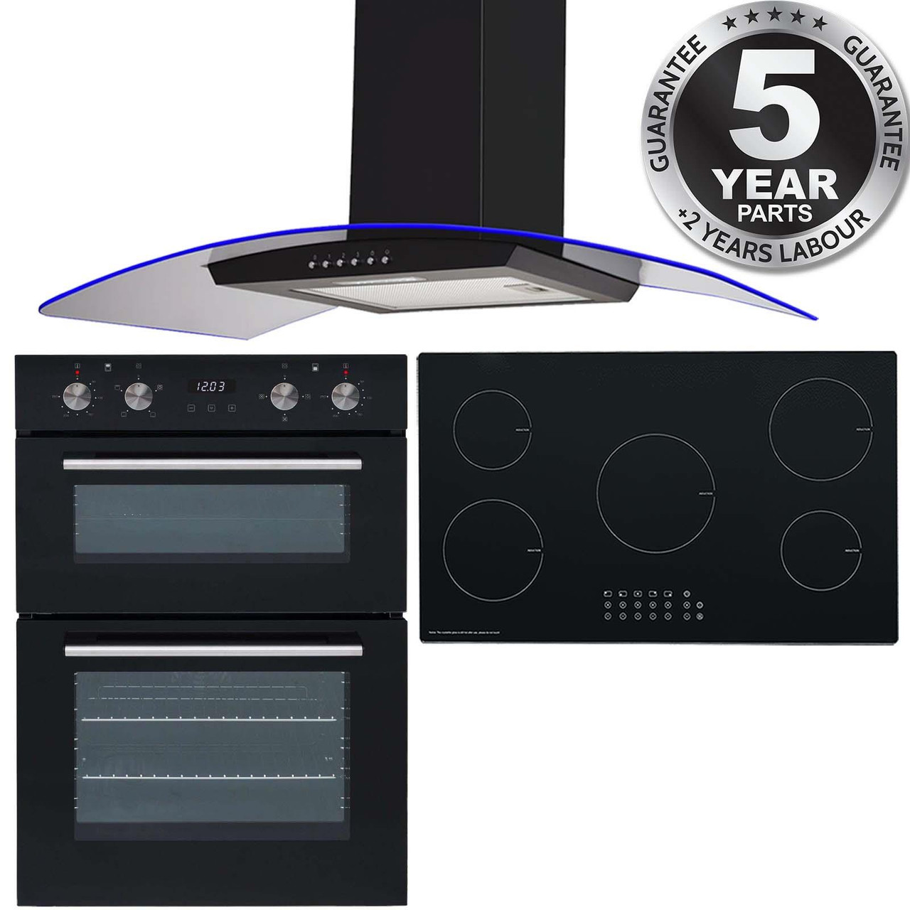 double oven induction hob