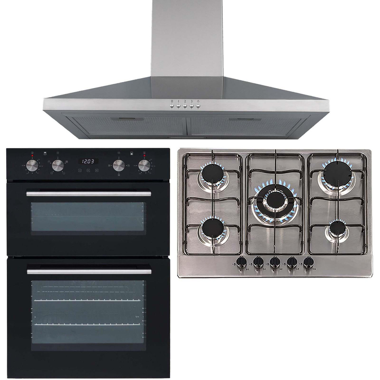 gas cooker and electric oven