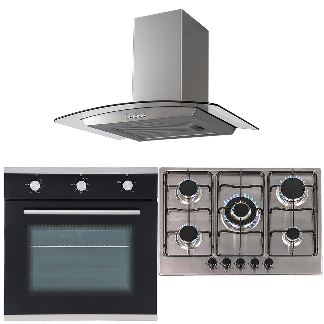 single fan oven and gas hob