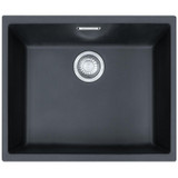 Franke SID 110-50 1.0 Bowl Black Tectonite Undermount Kitchen Sink And Waste Kit Franke SID 110-50 1.0 Bowl Black Tectonite Undermount Kitchen Sink And Waste Kit