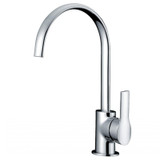 Reginox LISSINI CH Chrome Swan Neck Single Lever Kitchen Sink Monobloc Mixer Tap Reginox LISSINI CH Chrome Swan Neck Single Lever Kitchen Sink Monobloc Mixer Tap