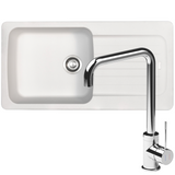 Franke Aveta 1.0 Bowl White Tectonite Kitchen Sink And Reginox Angel Mixer Tap Franke Aveta 1.0 Bowl White Tectonite Kitchen Sink And Reginox Angel Mixer Tap