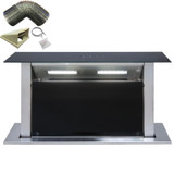 SIA DD60BL 60cm Black T/Control Downdraft Cooker Hood Extractor Fan & 3m Ducting SIA DD60BL 60cm Black T/Control Downdraft Cooker Hood Extractor Fan & 3m Ducting