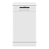 Amica 45cm Slimline Dishwasher Freestanding in White with 5 Programmes 9 Place Settings - ADF410WH
