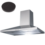 SIA CHL70SS 70cm Stainless Steel Chimney Cooker Hood Extractor and Carbon Filter