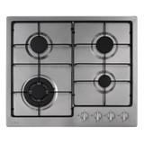 CDA HG6251SS 60cm Stainless Steel 4 Burner Gas Hob with Enamel Pan Stands & FFD