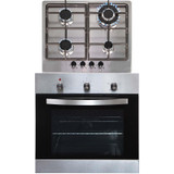 SIA SO113SS 60cm Stainless Steel Electric Single Fan Oven & 4 Burner Gas Hob SIA SO113SS 60cm Stainless Steel Electric Single Fan Oven & 4 Burner Gas Hob