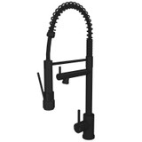Black Kitchen Mixer Tap With Swivel Spout & Directional Spray - SIA KT22BL Black Kitchen Mixer Tap With Swivel Spout & Directional Spray - SIA KT22BL