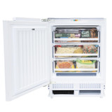 Integrated Under Counter Freezer In White, Unbranded, Fixed Hinges - SIA FZ60BU Integrated Under Counter Freezer In White, Unbranded, Fixed Hinges - SIA FZ60BU