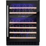 Amica AWC600BL 60cm Black Free Standing Under Counter LED 46 Bottle Wine Cooler Amica AWC600BL 60cm Black Free Standing Under Counter LED 46 Bottle Wine Cooler