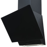 SIA EAG61BL 60cm Black Angled Glass Chimney Cooker Hood Kitchen Extractor Fan SIA EAG61BL 60cm Black Angled Glass Chimney Cooker Hood Kitchen Extractor Fan