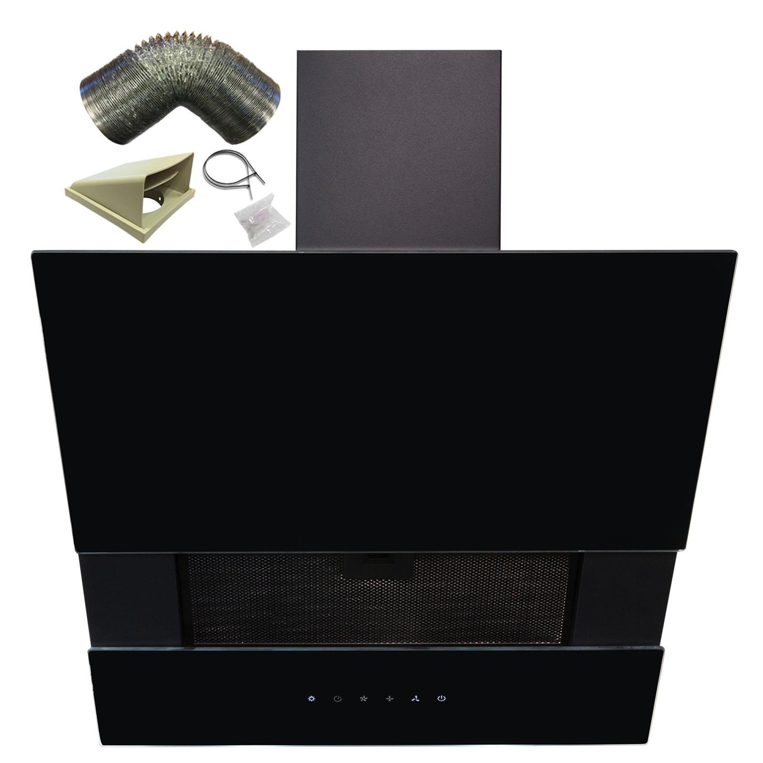 black range hood 60cm