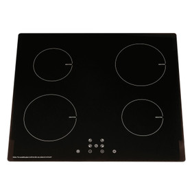 SIA 60cm 4 Zone Touch Control Induction Hob Black ECO 13 Amp Plug In - INDH61BL