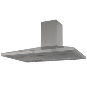 SIA CHL90SS 90cm Stainless Steel Chimney Cooker Hood Kitchen Extractor Fan