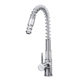 SIA KT7 Chrome Pull Out Spray Single Lever Monobloc Kitchen Sink Mixer Tap