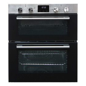 SIA DO111SS 60cm Stainless Steel Built Under Electric Double True Fan Oven