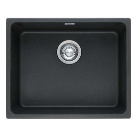 Single Bowl Undermount Kitchen Sink Matte Black - Franke KBG 110-50 MB