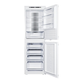 Integrated Frost Free Fridge Freezer, 50/50 Split, White - Montpellier MIFF5151F