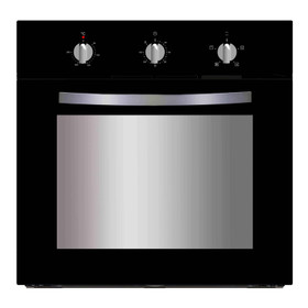 Single Electric Fan Oven In Black With Timer - SIA FSO59BL