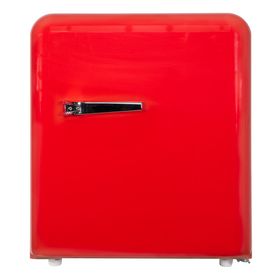 Red Retro Mini Fridge/Drinks Cooler 45L - SIA RFM44R