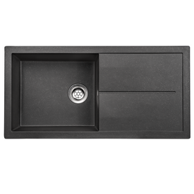 SIA NALI10XLBL1.0 XL Bowl Black Composite Inset Kitchen Sink