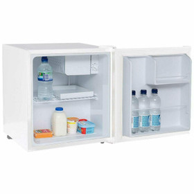 SIA 49L Mini Fridge With Ice Box In White, Beer & Drinks Cooler TT01WH/E