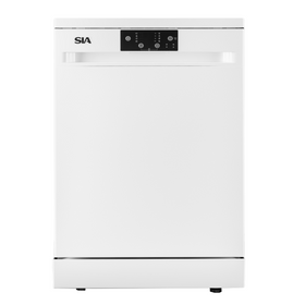 60cm White Freestanding Dishwasher, 14 Places - SIA SFSD60W