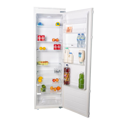 SIA RFI106 304L Auto Defrost White Integrated Built In Tall Larder Fridge