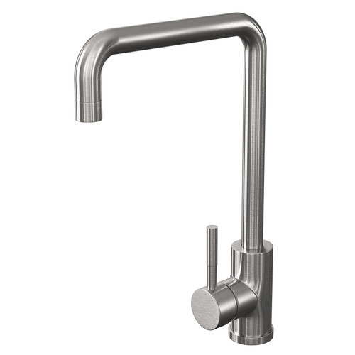 Reginox Acri Brushed Steel Single Lever U-Shaped Monobloc Kitchen Sink Mixer Tap