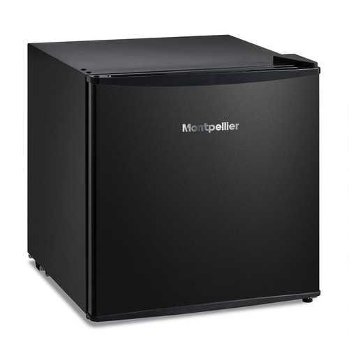 Black Table Top Mini Fridge 43L Montpellier MTTR43BK