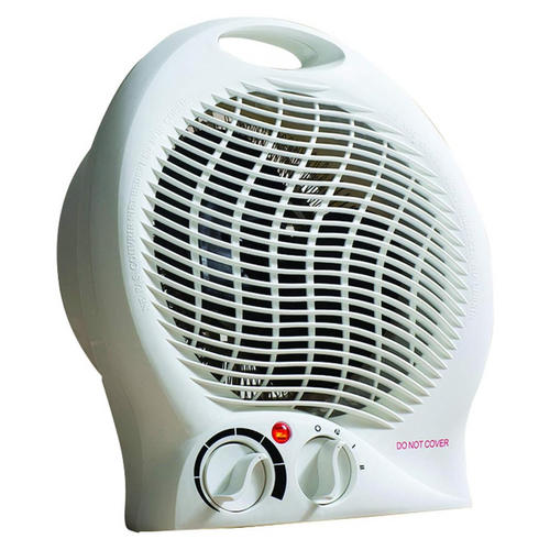 Daewoo HEA1138 2000W Fan Heater, Safety Cut Out, White